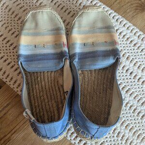 Jeff Devine Beach Scene Smoking Slipper - Size 7